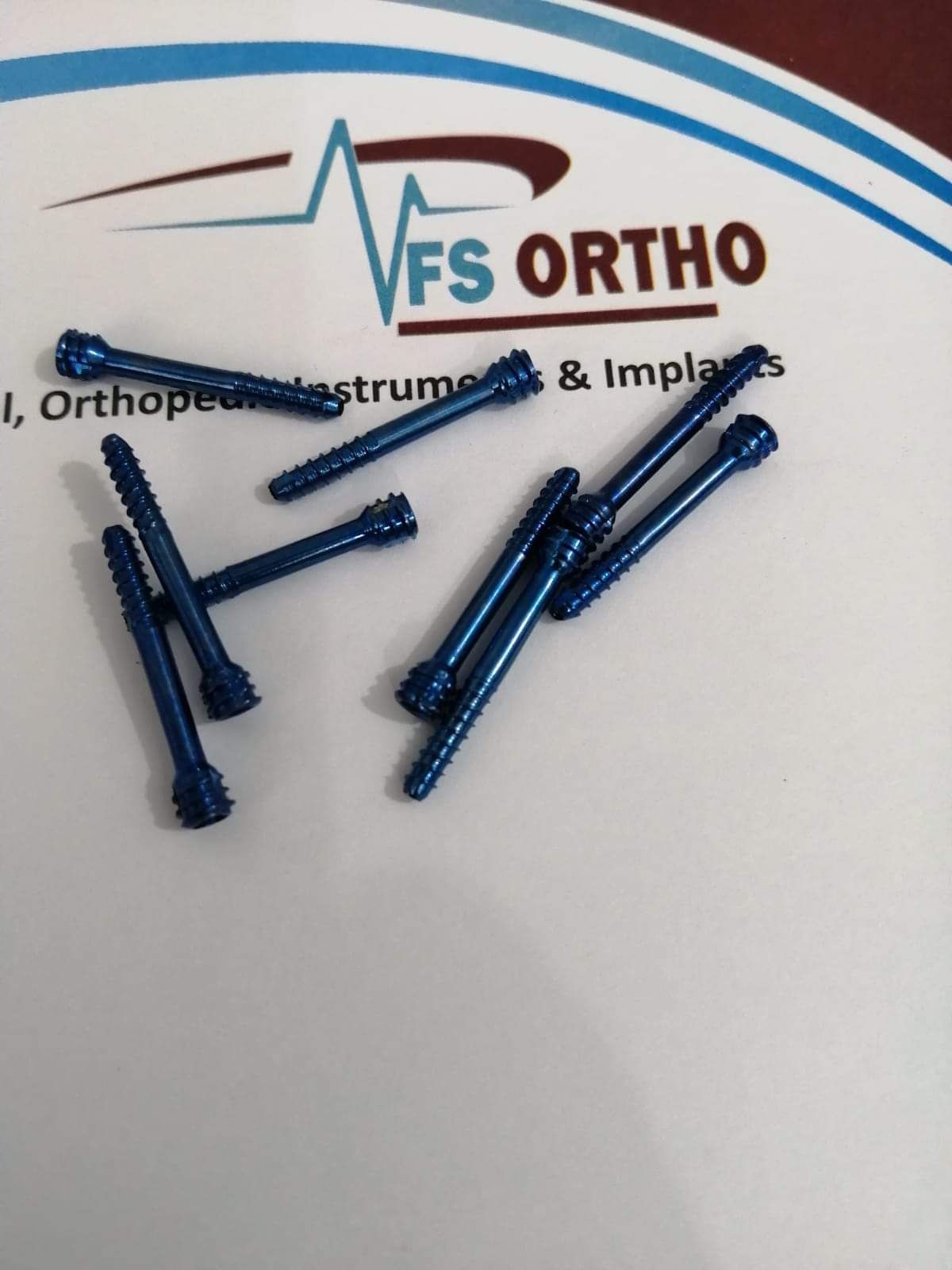 HerBert Screws 2.5mm , 14 to 30mm, Titanium screws with screw driver 46 Pcs TT