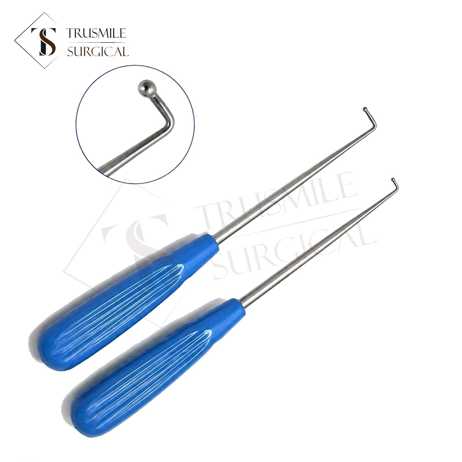 90 Ball Probe Straight 5mm and 10mm 2pcs Surgical Instruments
