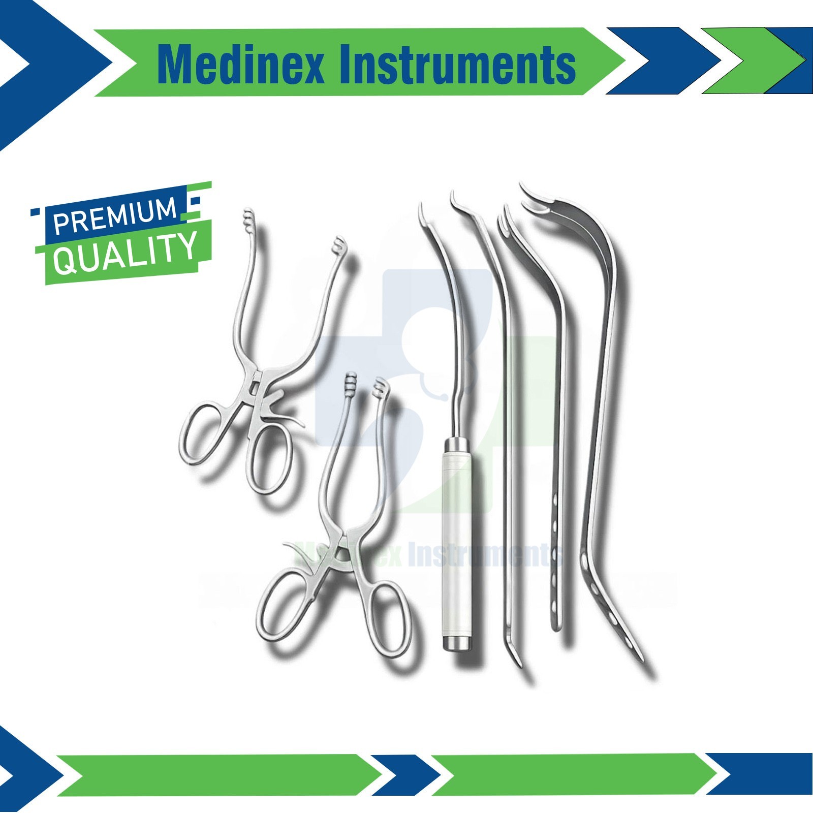 Orthopedic Basic Anterior Approach Instrument Set of 6 pcs