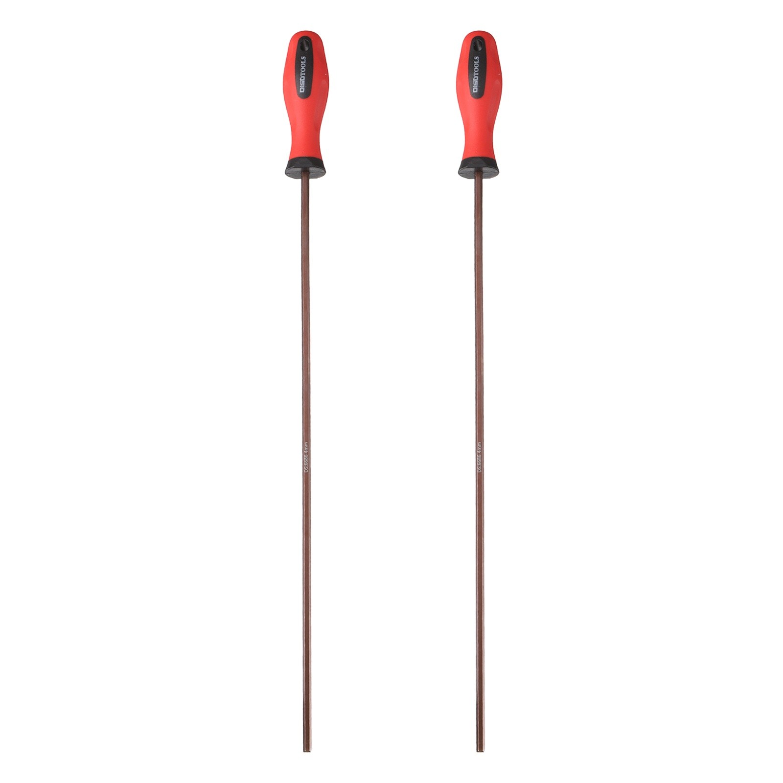 2pcs Hex Screwdriver Wrench 4mm Long Magnetic Flat Head Hexagon Screw Driver,