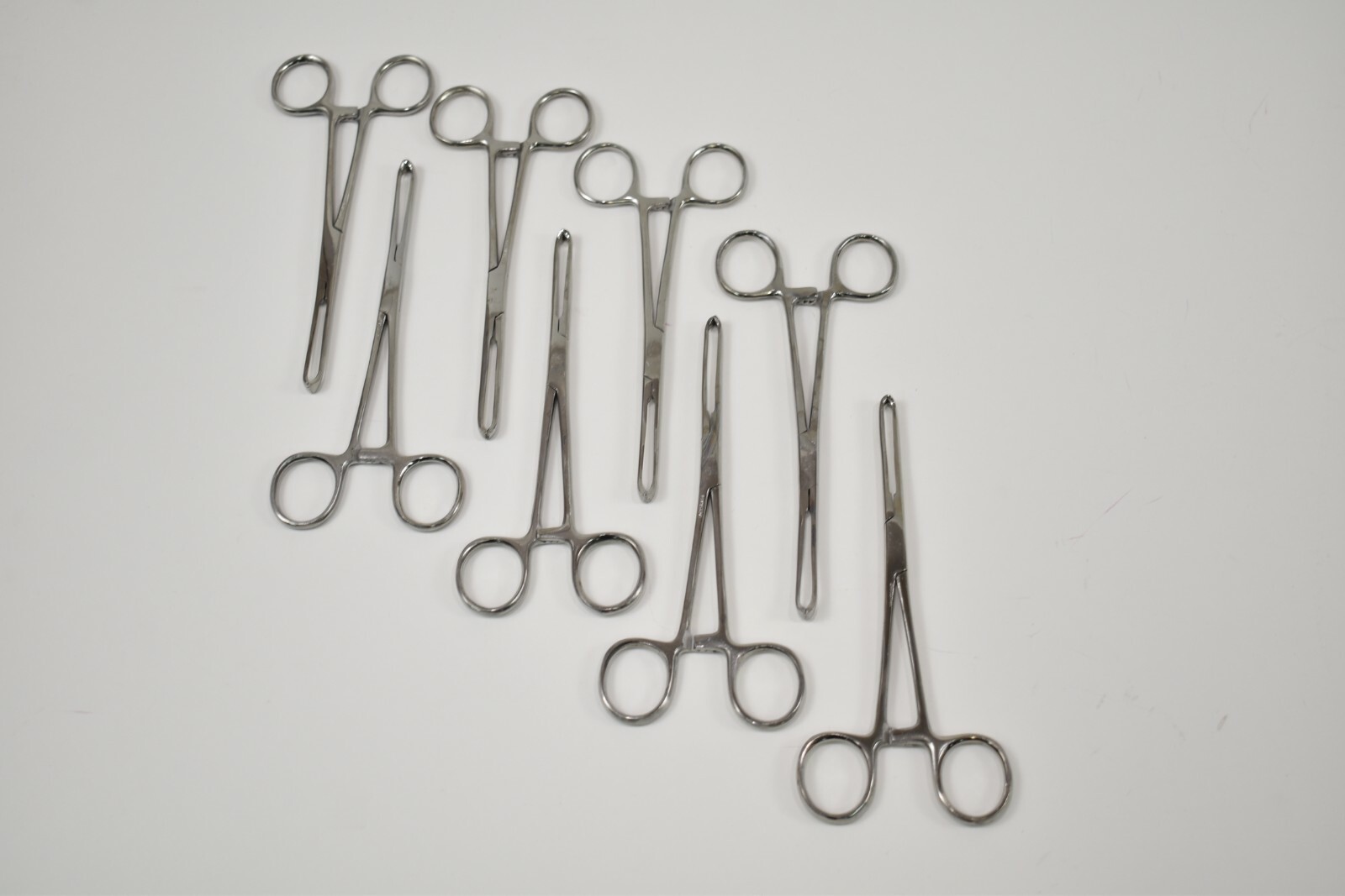 Dental Surgical Tissue Forceps Allis, 6 Inch, Delicate, 4X5 Teeth, QTY 8