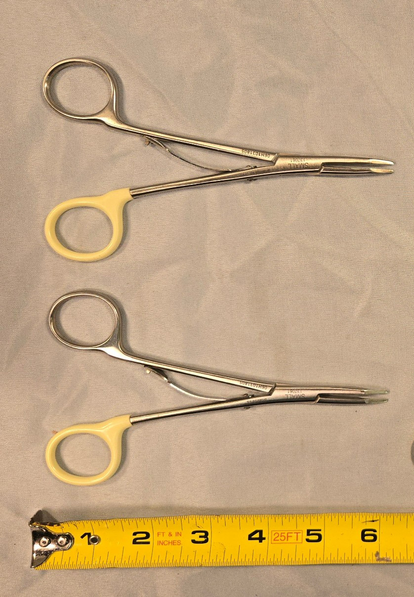 Weck Horizon Small Clip Size Open Applier, 6″ (15 cm), Curve, Set of 2 137061
