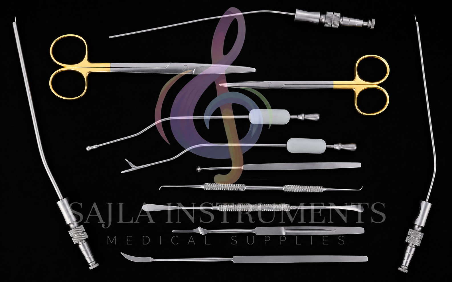 A+ German Steel FESS Endoscopic Sinus Surgery ENT Instrument Set Made By Sajla