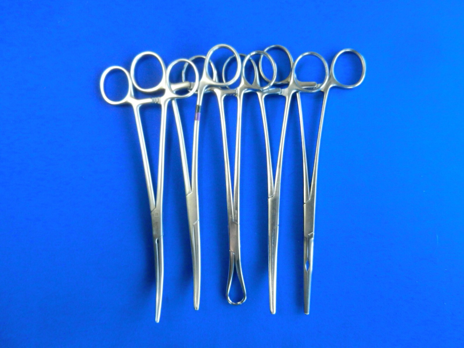 E695 Aesculap Jarit Codman Lot of 10 Forceps 19.5-22cm Overall Length