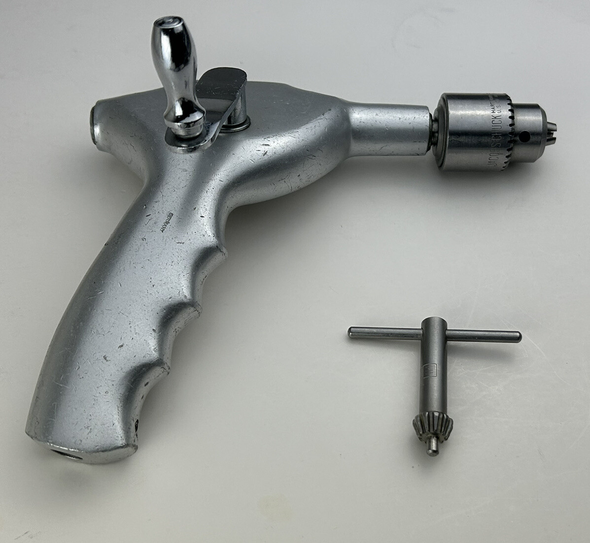 SKLAR 40-1465 Bone Drill Offset Handle Jacobs Chuck For Twist Drl Kirschner Wire