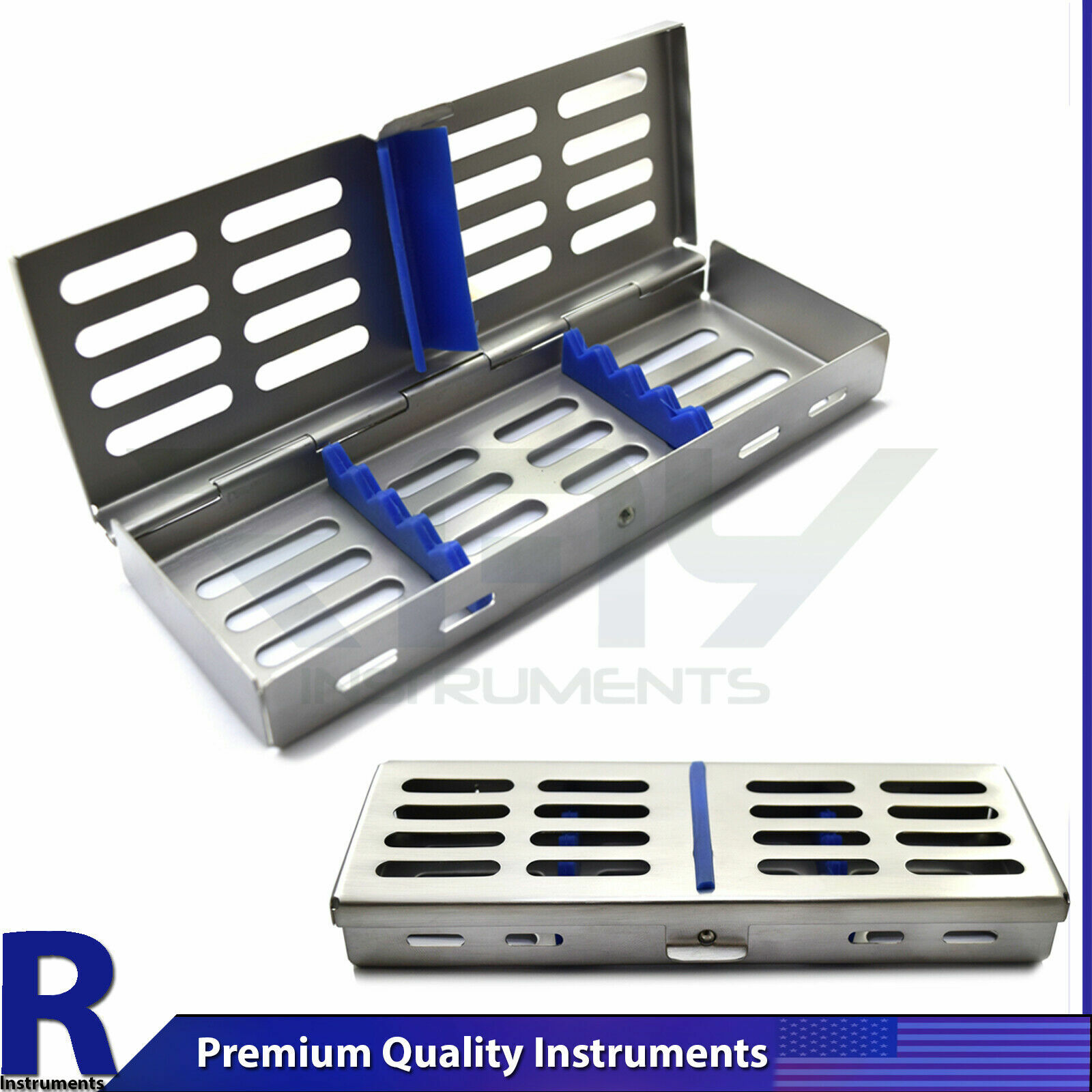 Dental Instruments Cassettes Holders Rack Tray Box Sterilization Autoclave 5-10