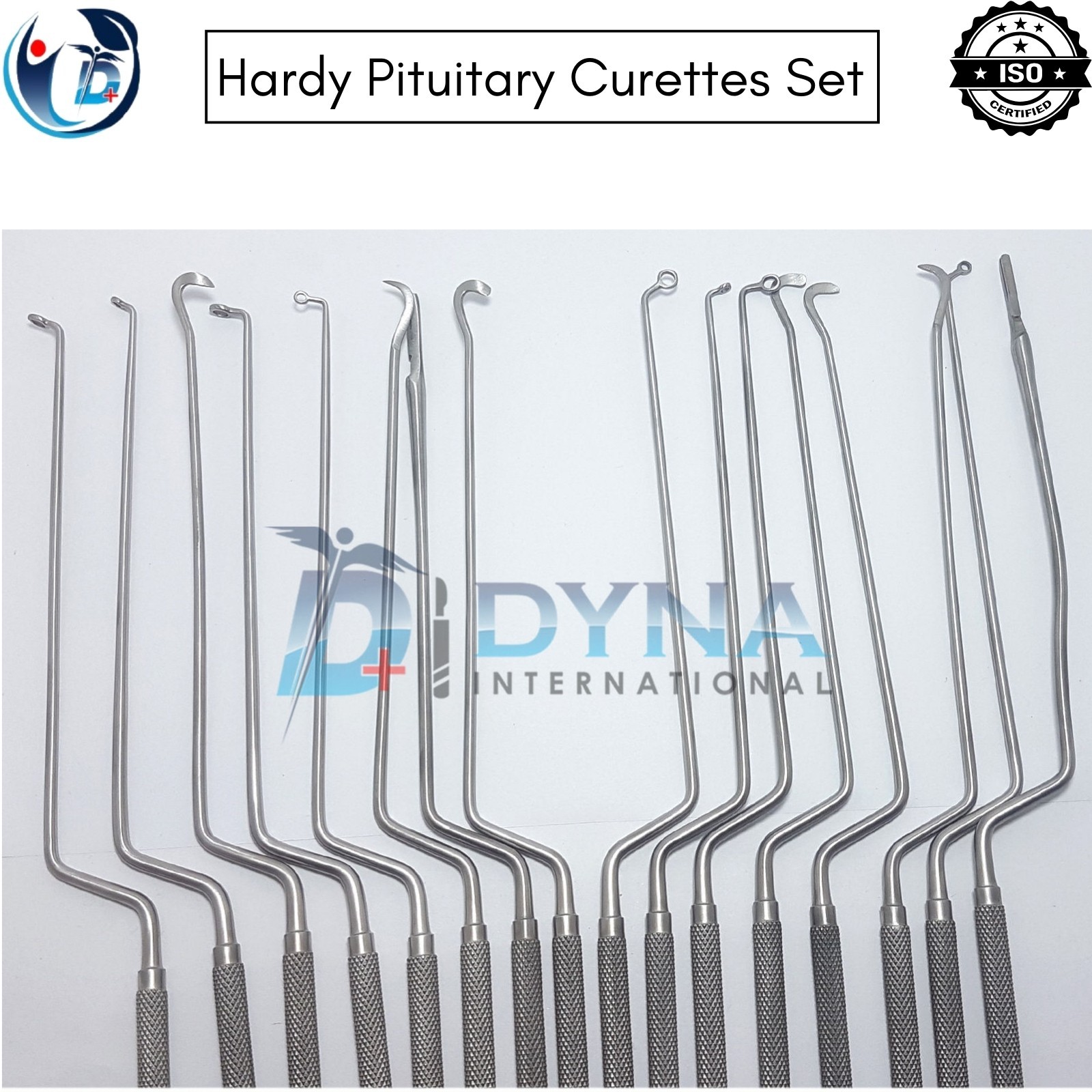 Hardy Pituitary Neuro Curettes Set Of 16 Surgical Instruments Transsphenoidal CE