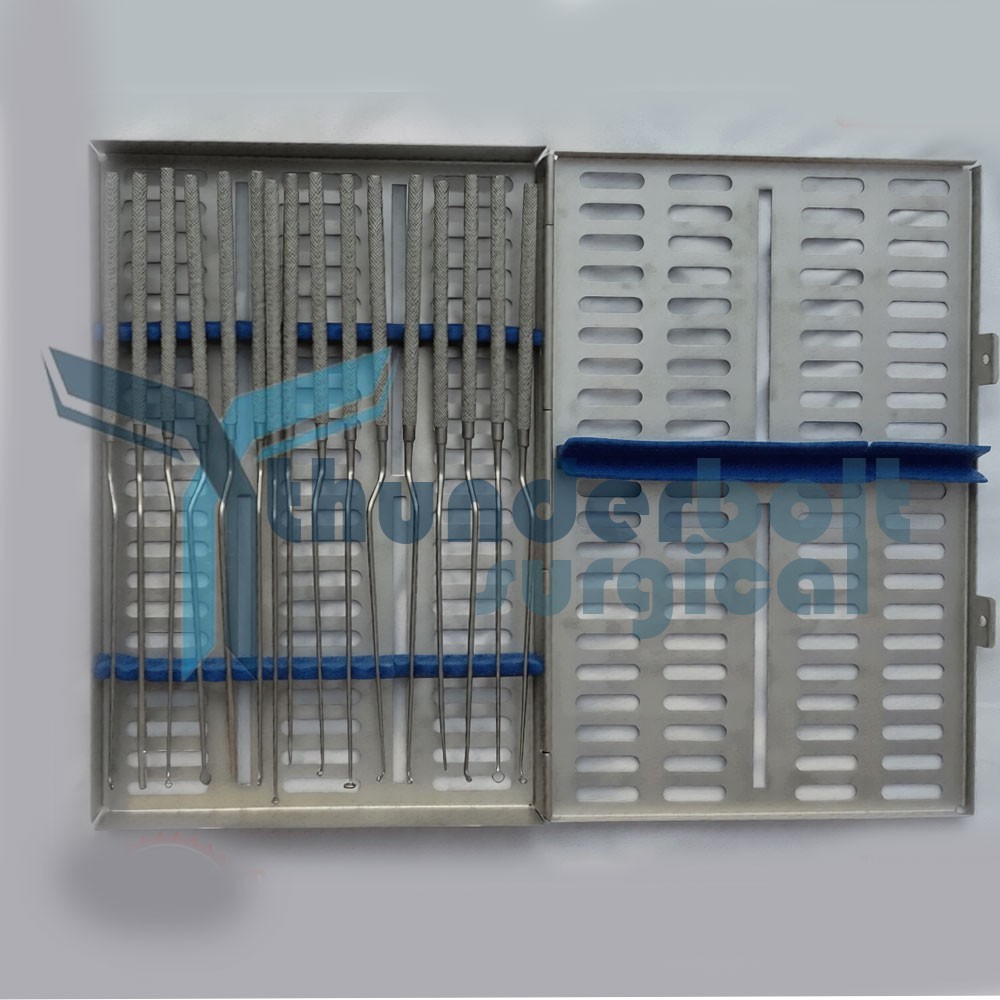 Transsphenoidal Pituitary Instrument 16 PCs Set + box Stainless Steel