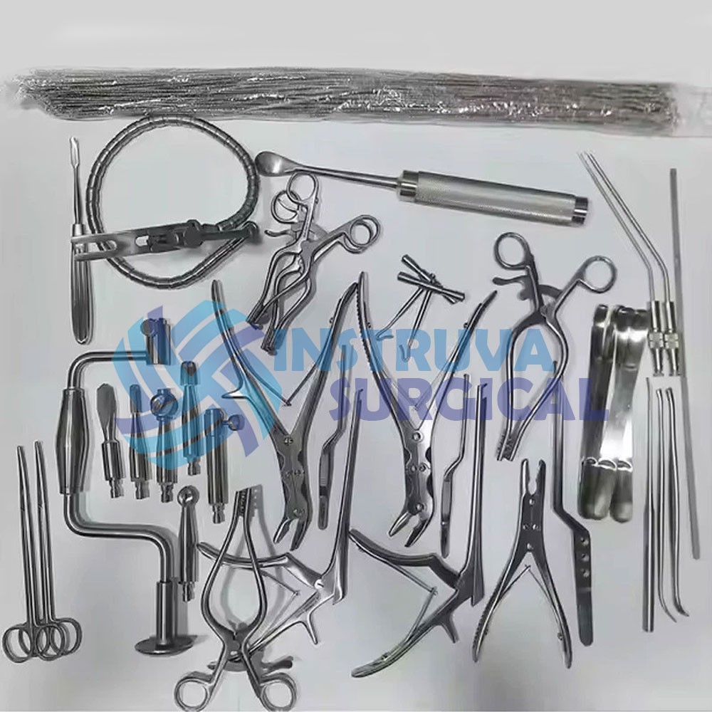 Basic Craniotomy Surgical Neuro and Spinal Orthopedic Instruments Set