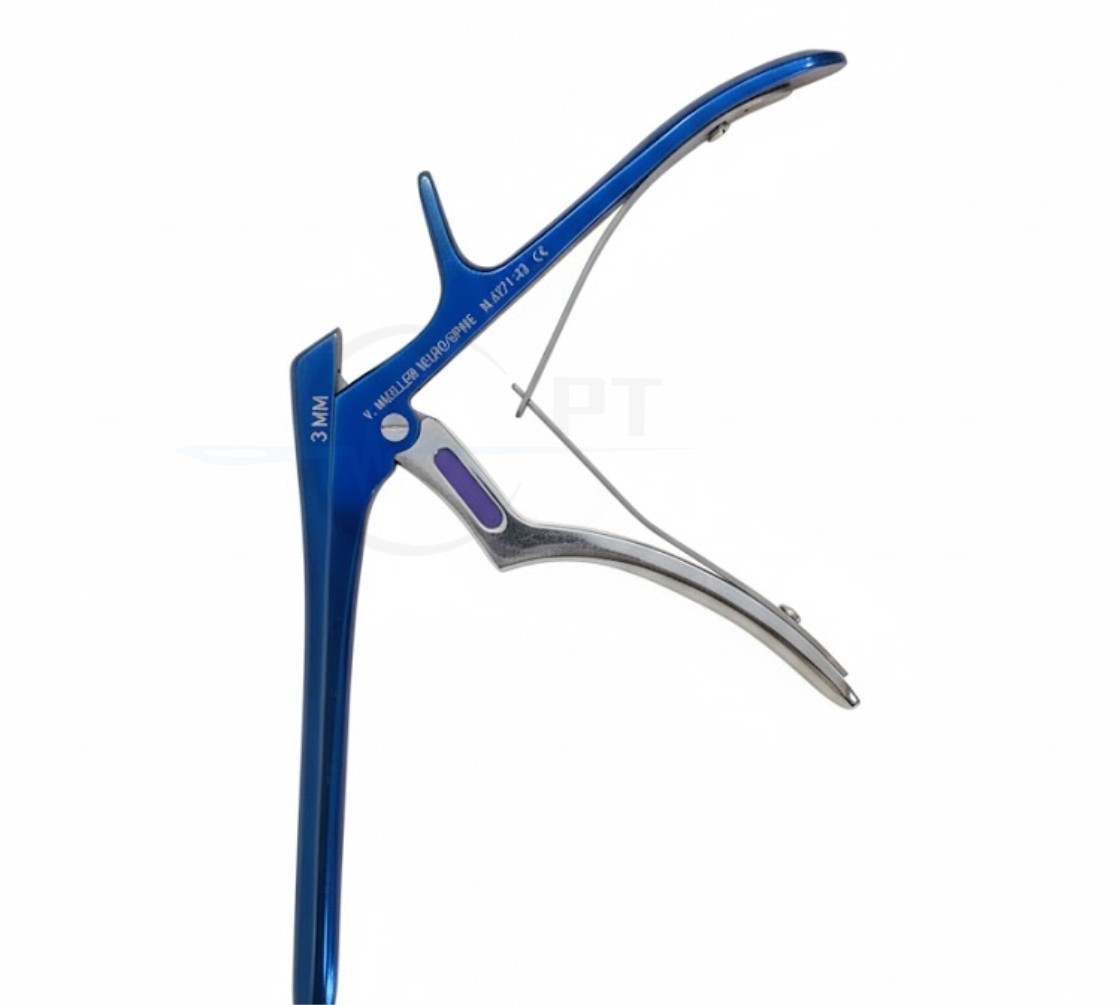 Kerrison Rongeurs V Mueller Chroma-Line Blue Set Neuro Spine Surgical Instrument