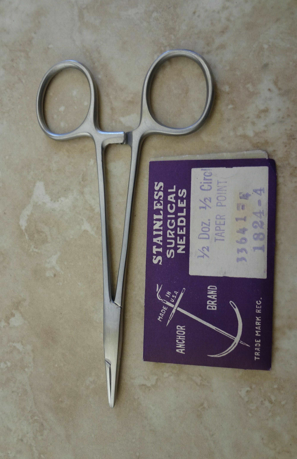 Pack Of 6 Pcs Suture Needle 1/2 Circle# 1 Surgical Instruments