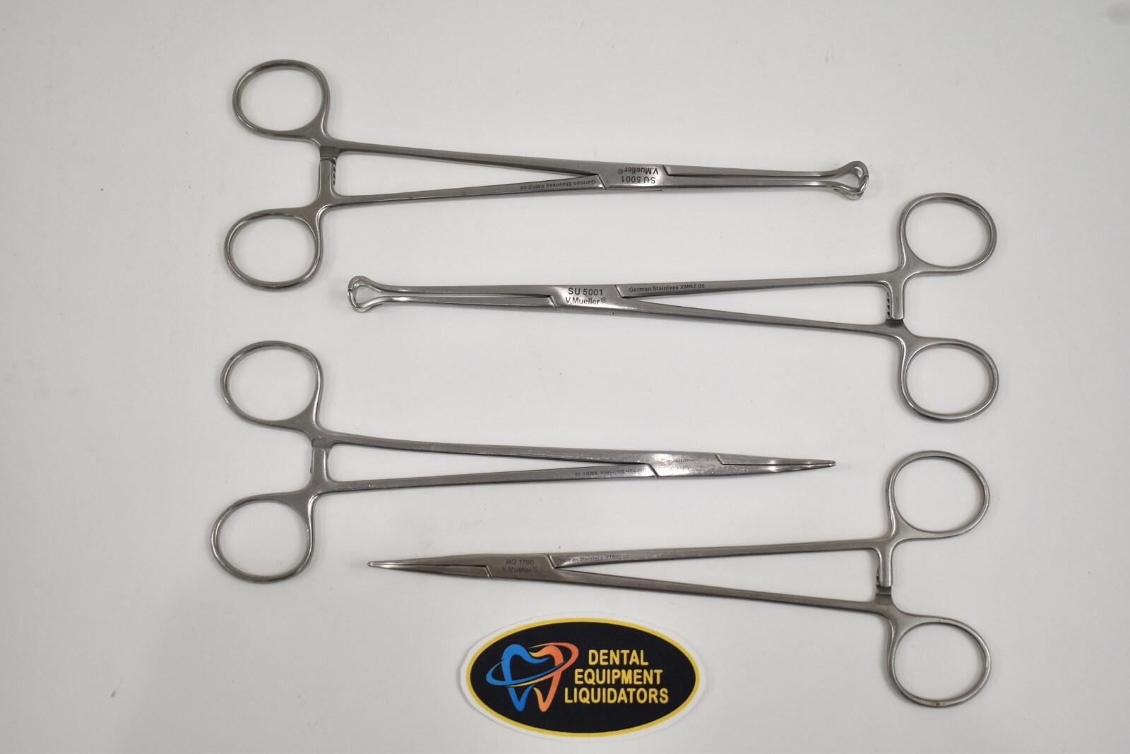 4 PCS V. Mueller Surgical Medical Forceps QTY 2: MO 1700 and QTY 2: SU 5001