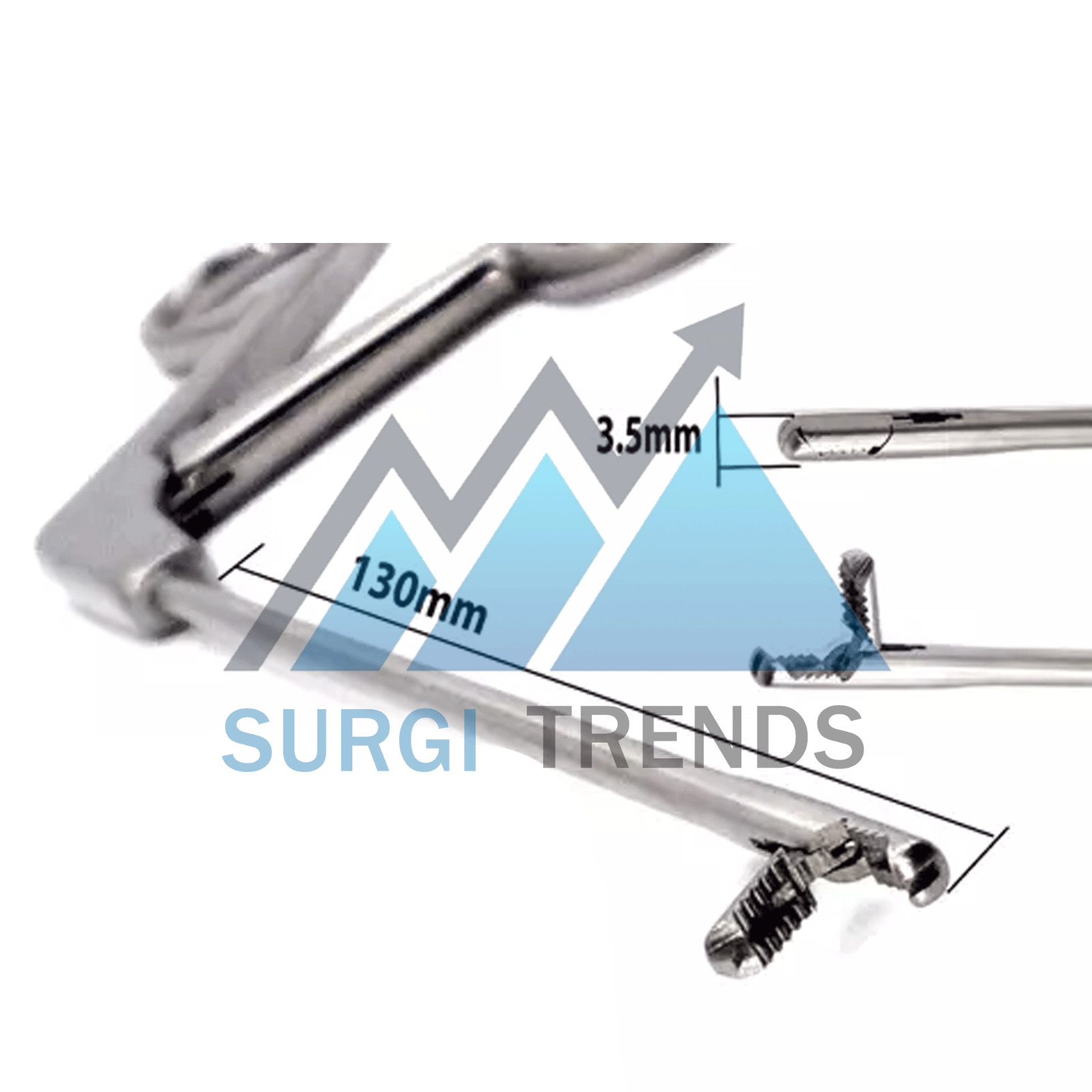 Arthroscopy Grasper with Tooth 3.5mm 13cm Orthopedic Instruments