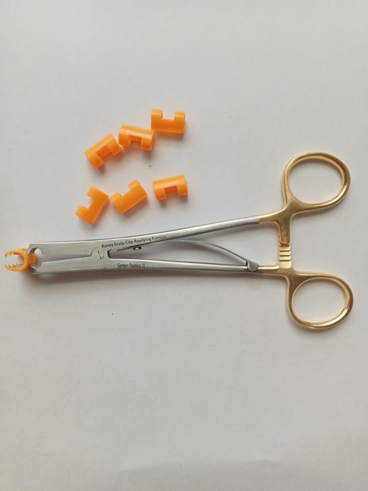 German steel made Raney Scalp Clip Applicator Surgical Orthopedic Instrument