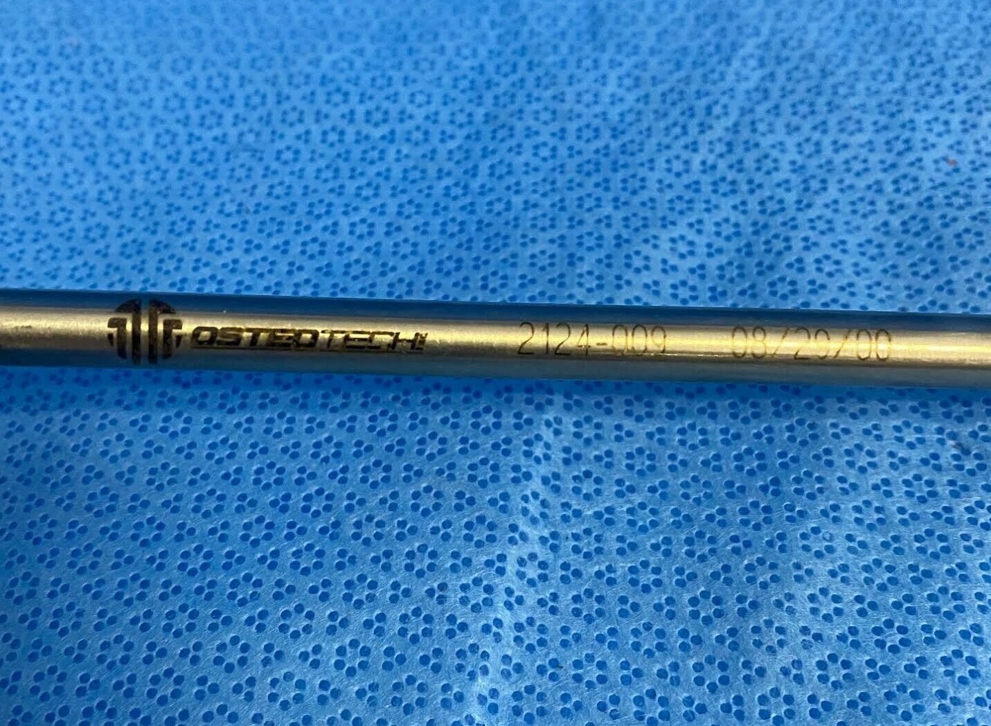 Osteotech 2124-007,2124-008, 2124-009 Set of 3 T-Handle Trial /Sizer