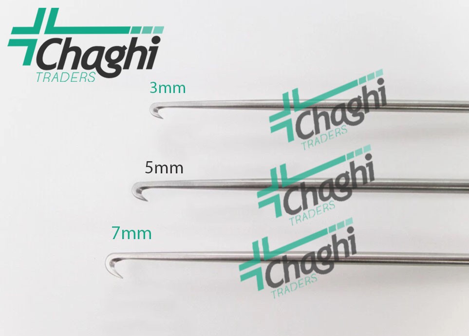 3mm5mm7mm 3 PCs Set Arthroscopy Hook Knife Arthroscopic instruments By chaghi Tr