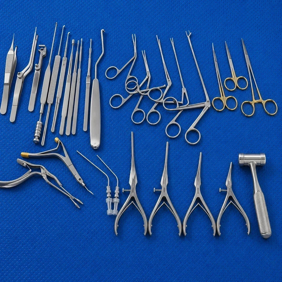 28 Pcs Septoplasty Surgery Instruments Set ENT Surgical Instruments Stainless
