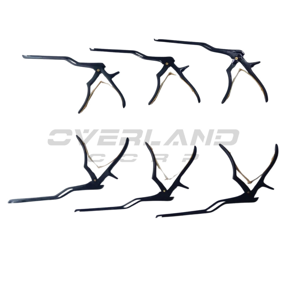 Kerrison Bayonet Bone Spine Rongeurs German Set of 6 Pcs Orthopedic Instruments