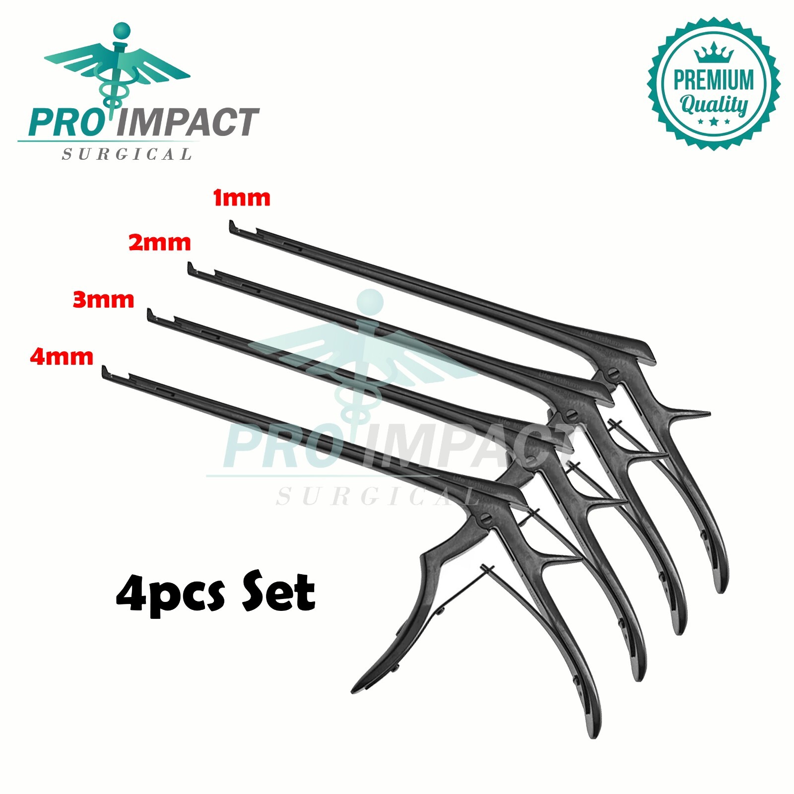 Kerrison Rongeur Set 1,2,3,4mm Cervical Spine Orthopedic Instruments