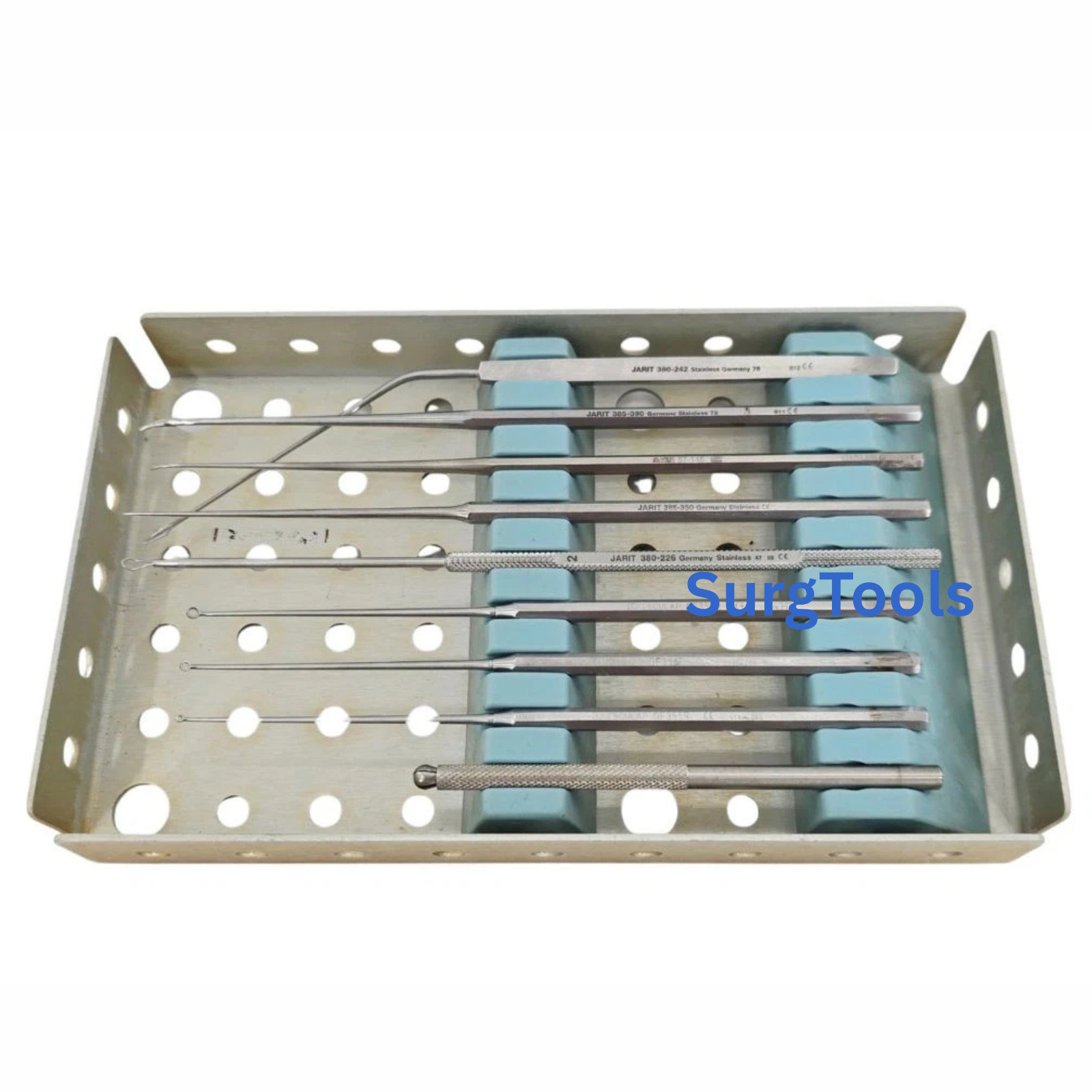 ENT Microsurgery 10-Piece Instrument Set w/ Tray Surgical