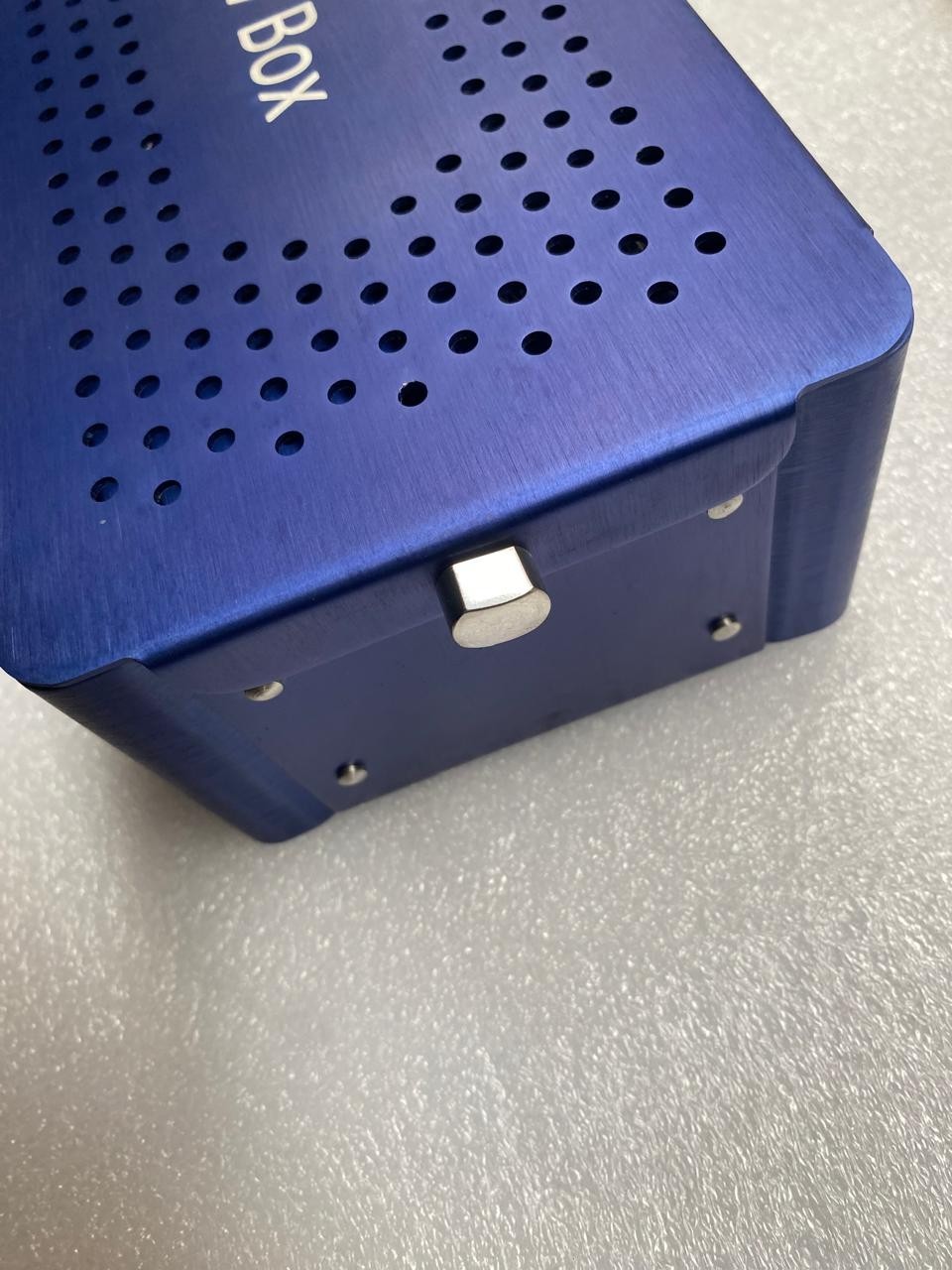 Empty Bone Screw Storage Box – 1 Pc | Orthopedic Surgical Aluminum Case