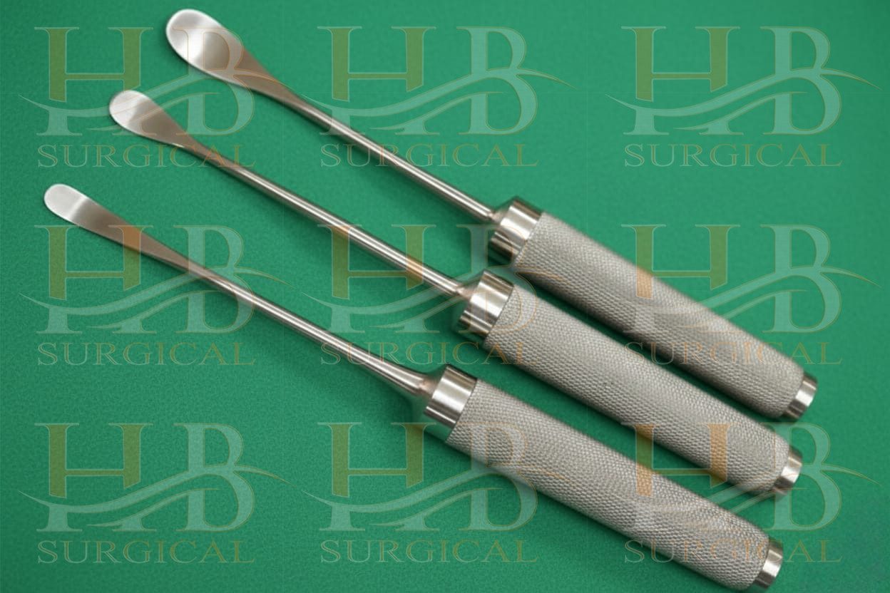 Cobb Spinal Elevators Curved Set Of 3& 8,10,12mm Orthopedic Surgical Instruments