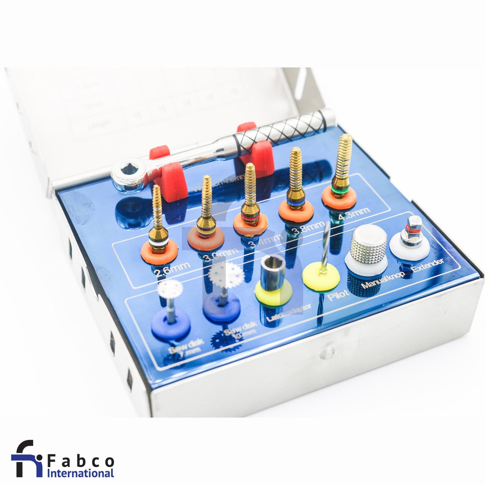 Dental Bone Expander Kit Sinus Lift With Saw Disks Surgical Instruments