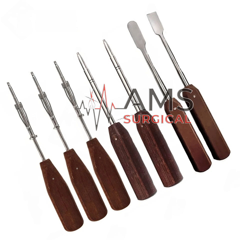 Periosteal Elevator With Fiber Handle Set Spinal Orthopedic Surgical Instruments
