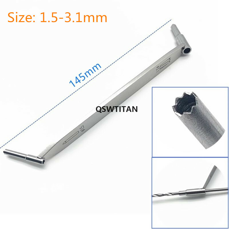 Orthopedic Drill Sleeve Pointed Drill Guide Double Bone Bits Drill Guider Sleeve
