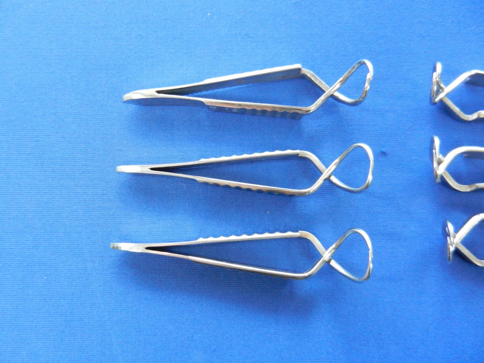 E7286 Lawton Sklar Propper Lot of 6 Jones Towel Forceps