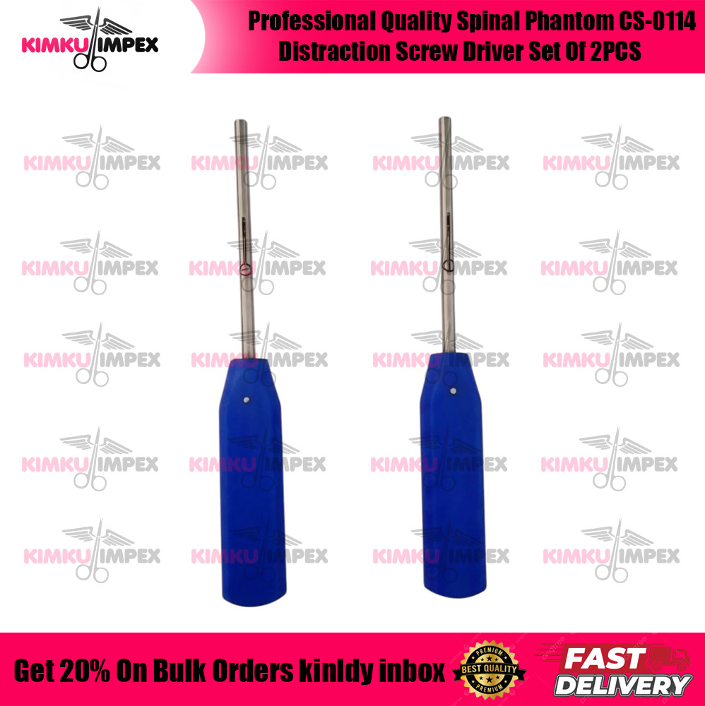 Professional Quality Spinal Phantom CS-0114 Distraction Screw Driver Set Of 2PCS