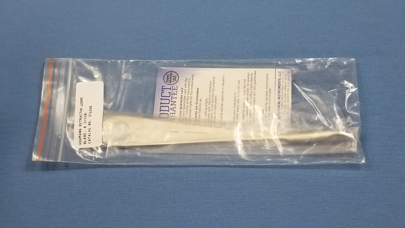 German Stainless Steel Hohmann Retractor 371330