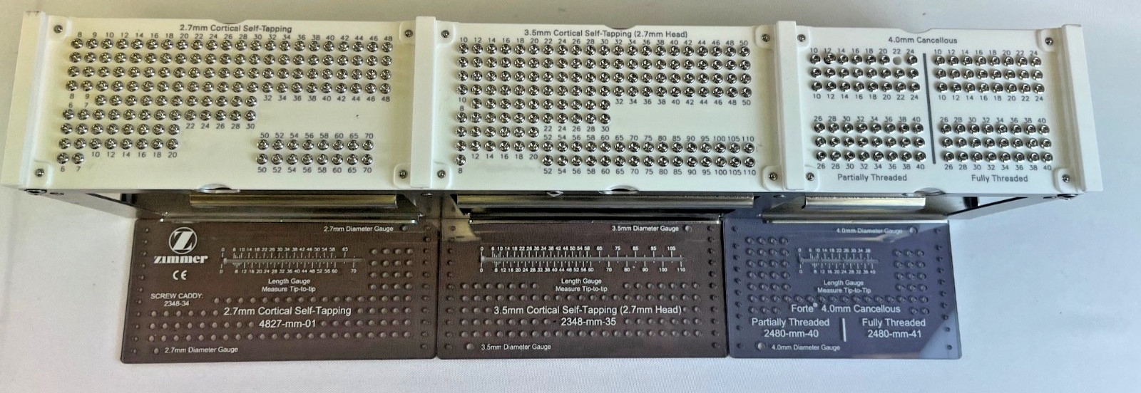 Zimmer 2348-30 Periarticular Instrument Set w/ 2348-40-50 Fibula Set Orthopedics