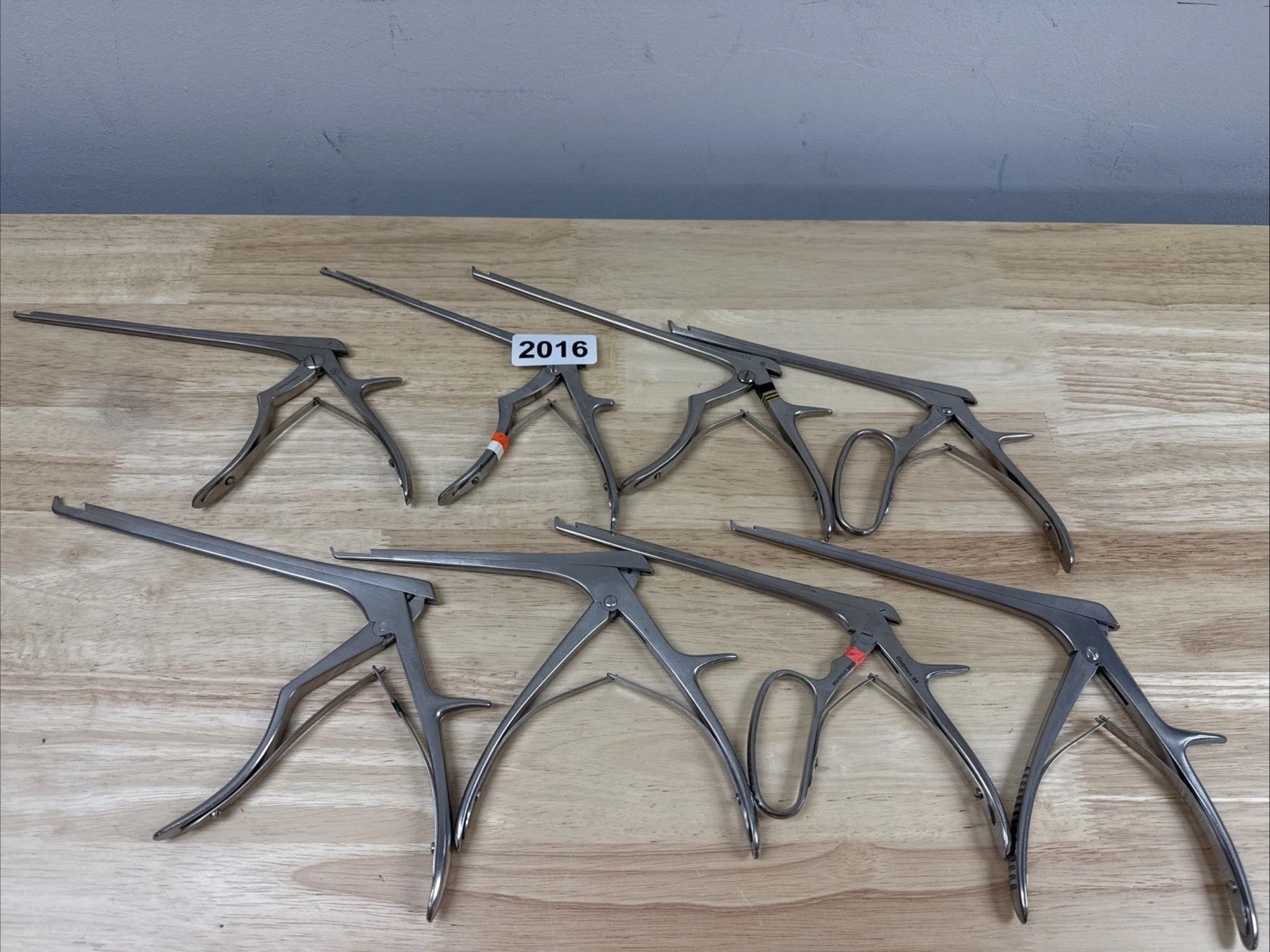 Lot of 8 Assorted Surgical Rongeurs Kerrison Scanlan V Mueller Codman (2016)