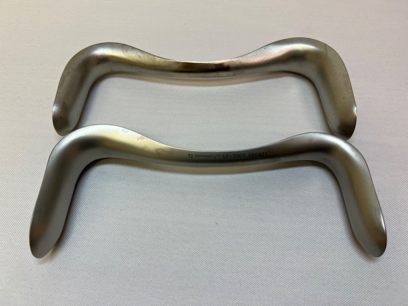 Set Of 2 Symmetry 52-2003 Double-Ended Sims Vaginal Speculum OBGYN