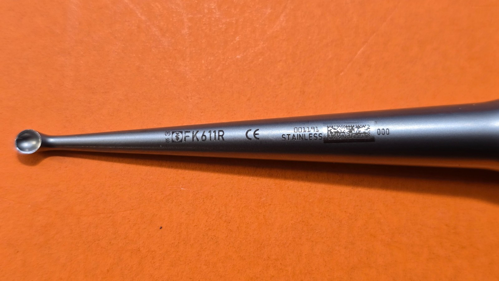 Aesculap FK611R Neuro Orthopedic Curette Size 000 Round Cup