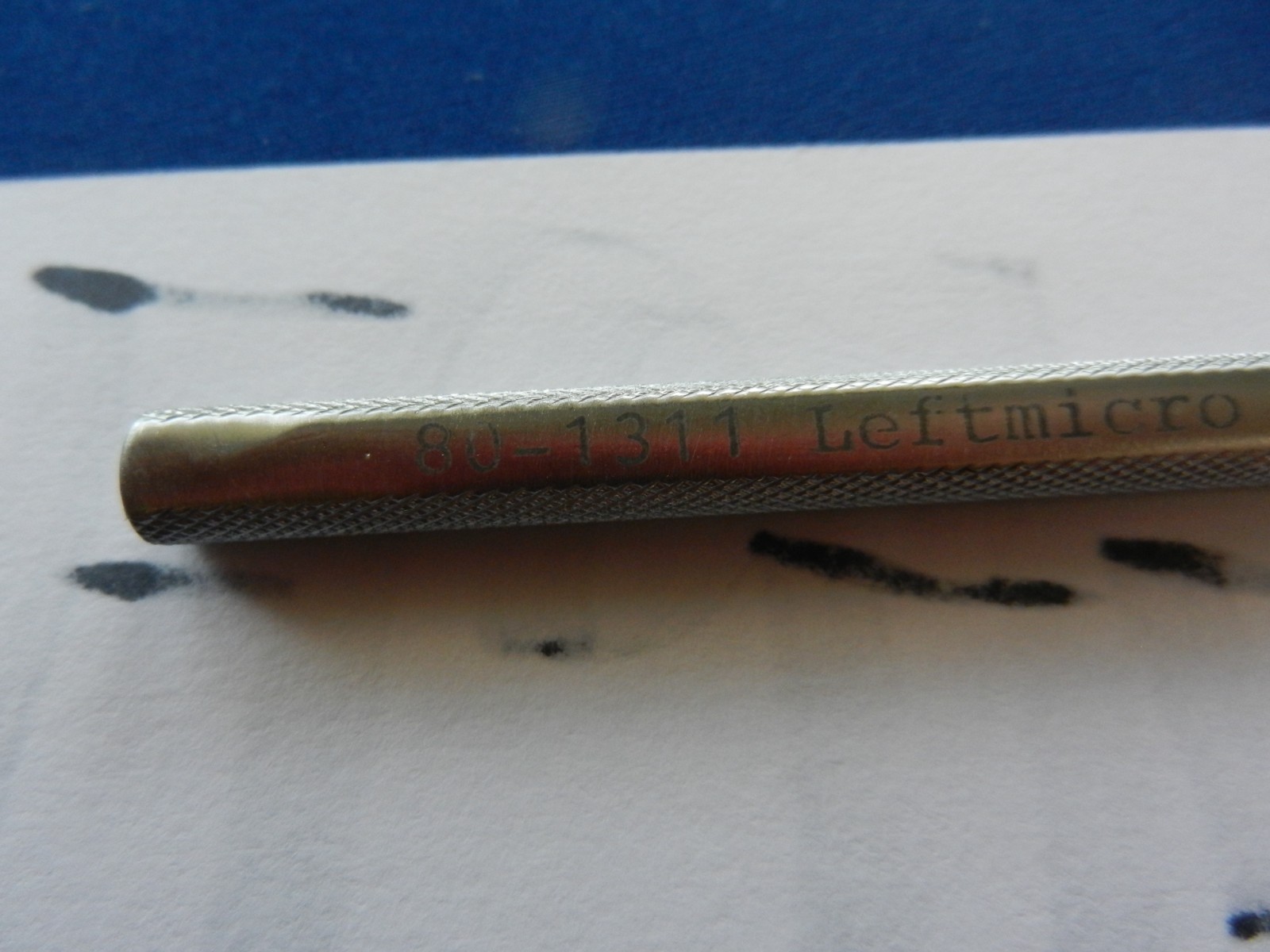 E6449 Codman 80-1311 Hardy 2.4mm Left Micro Enucleator