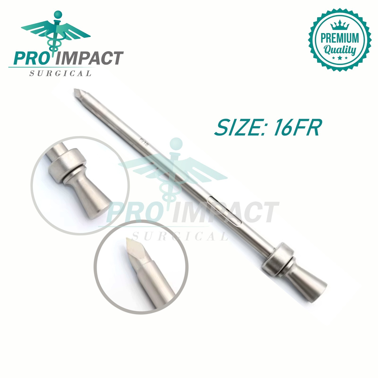 Suprapubic trocar for cystostomy Stainless Steel Surgical Instruments
