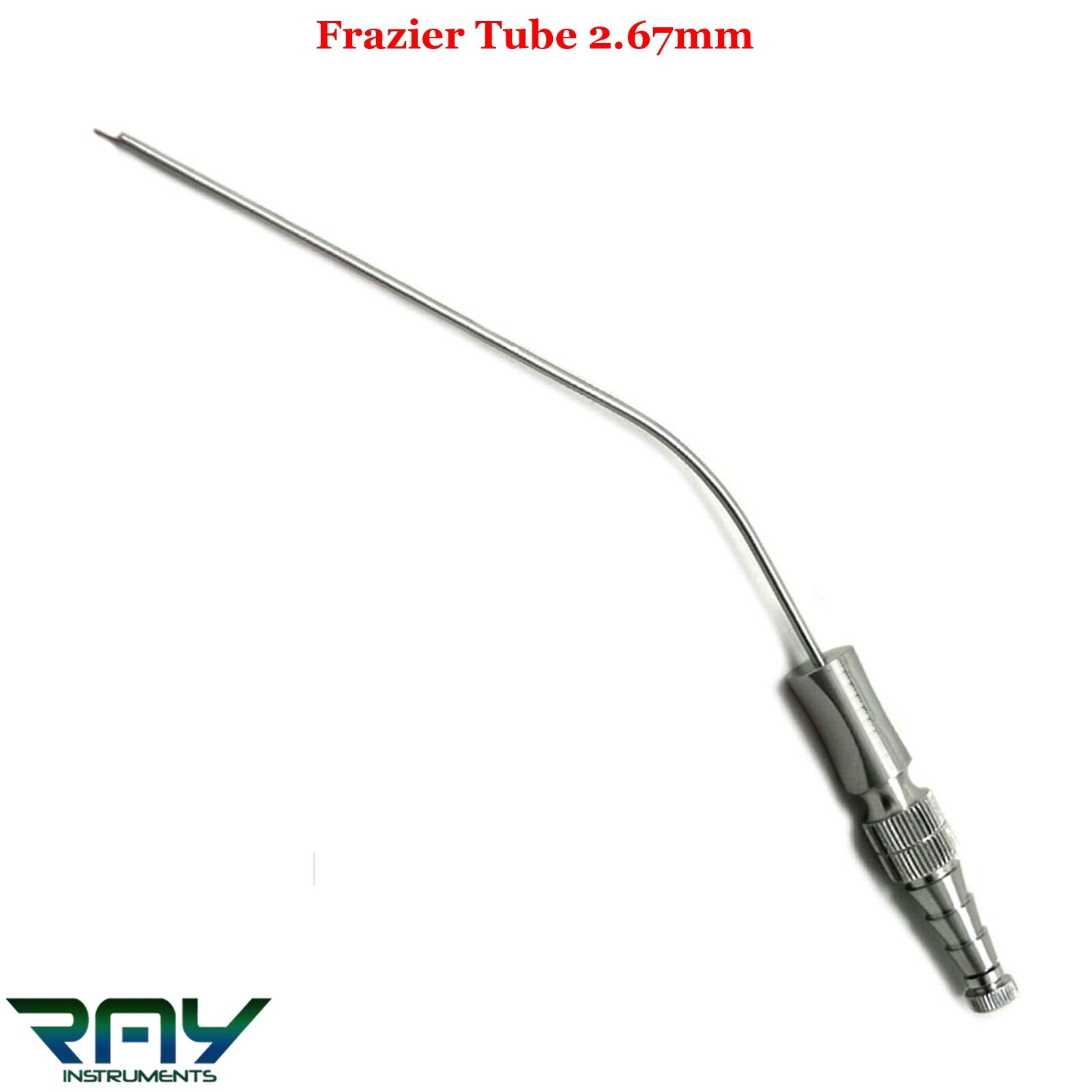 Surgical Frazier Tube No. 8 Suction Aspirator 2.67mm Diagnostic 7.6″ Instruments