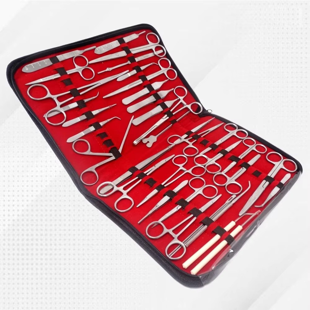 JIM PRO General Basic 157Pc Veterinary Surgical Instrument Kit With Case Vet set