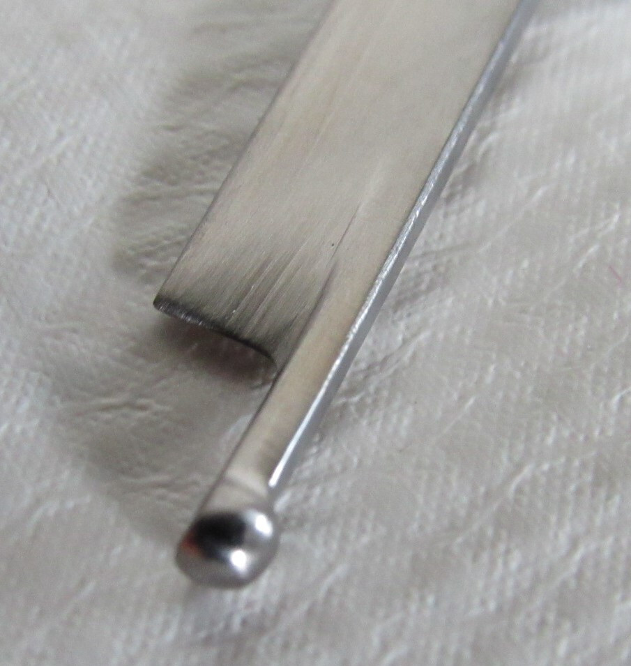 KLS Martin 38-780-00-07 Bauer Straight Osteotome 6mm Tip X 8″ Length Germany