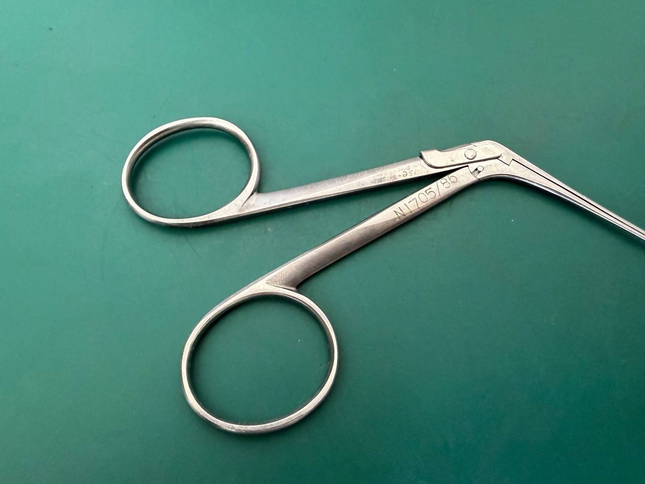 Storz N1705-86 ENT Micro Spoon Tongs Tweezers / ENT Micro Oval Cup Forceps