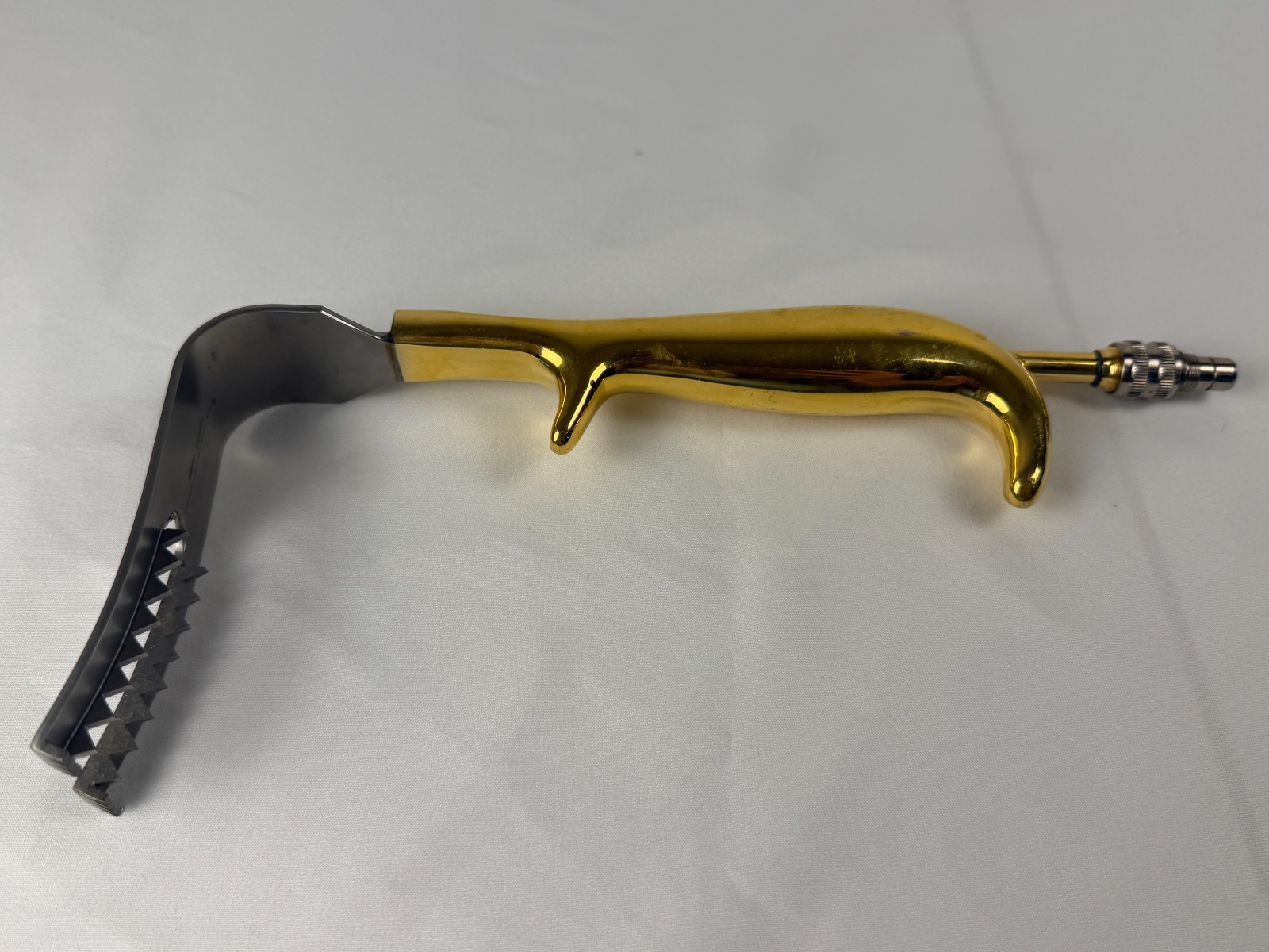 ASSI ABR84026 Fiber Optic Haynes Breast Retractor 90x32mm Slotted Blade