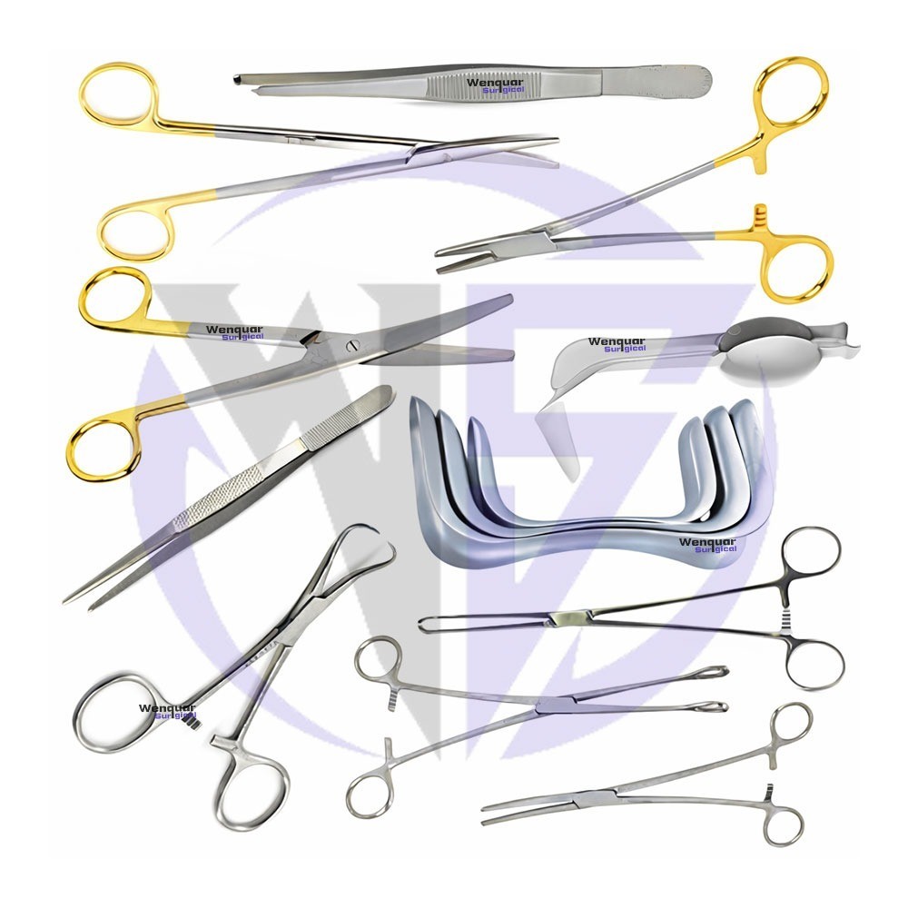 22 Pieces Bartholin Cyst Excision Set Surgical Instruments