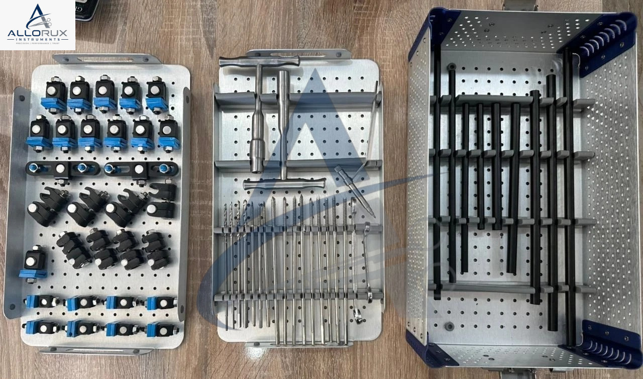 External Fixator Orthopedic Surgical Instrument Set Stainless Steel Manual Set