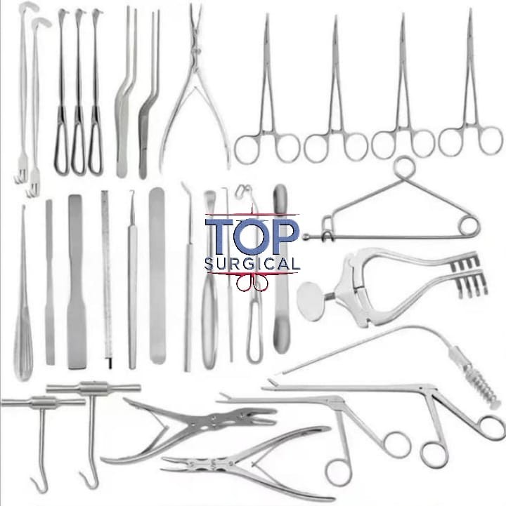 Neuro Craniotomy Instruments Set of 32Pcs for craniotomy surgery, Neurosurgery
