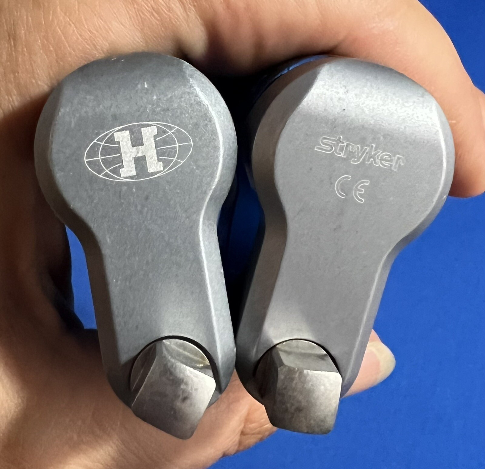 Stryker Howmedica 5150-3-170 monotube Pin Clamp Blue Lot Of 2