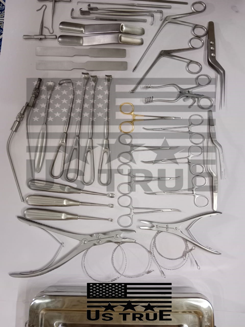 Basic Craniotomy Set of 40 Pcs Surgical Instruments Good Quality A+