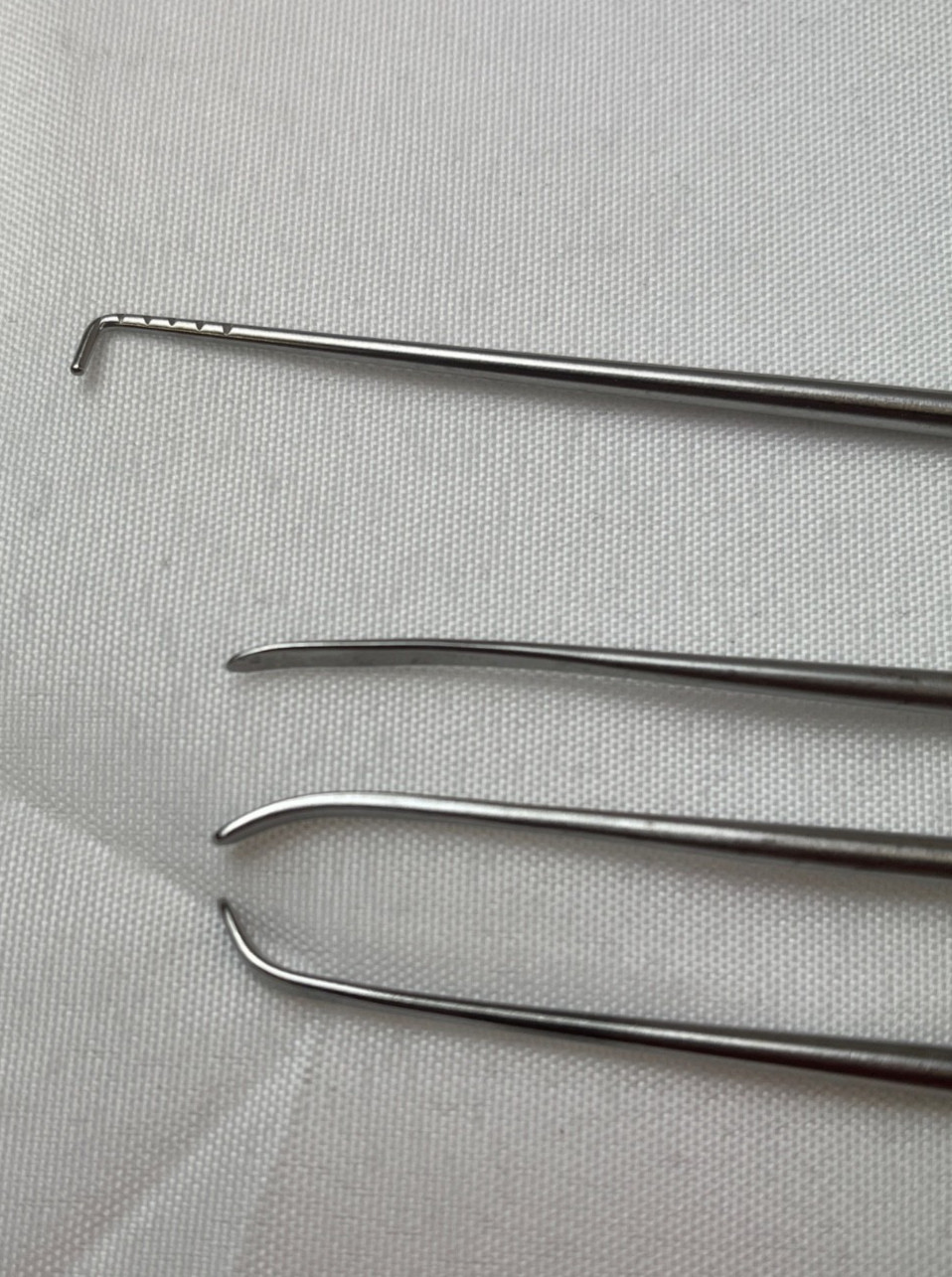 Set of 4 Aesculap Codman Penfield Dissectors & Hook Probe Neurology Orthopedics