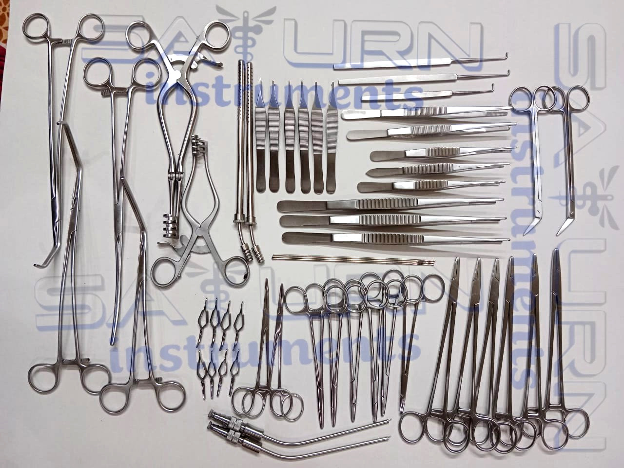 52 Pieces Vascular Surgery Set Surgical, Medical Instruments By Saturn